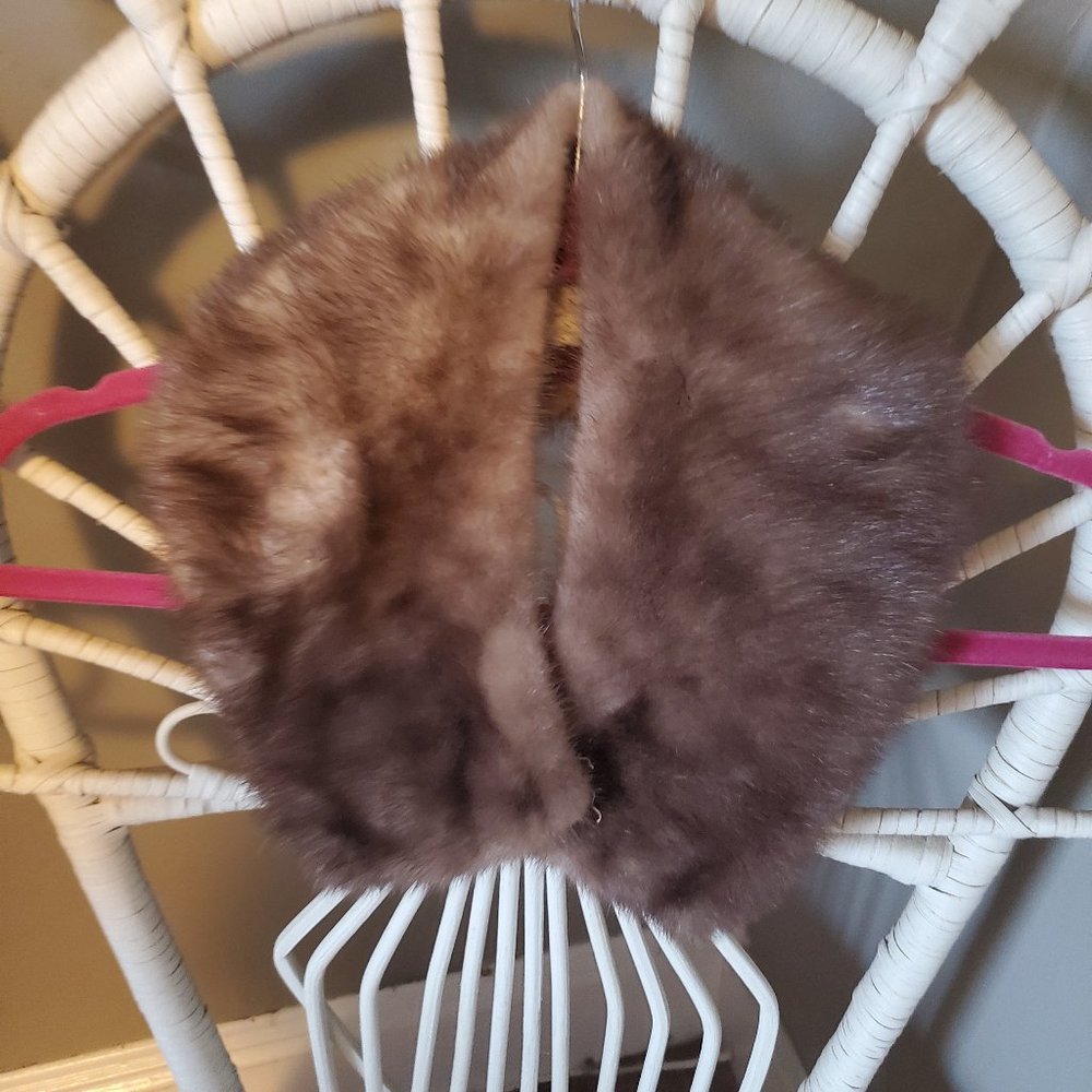 Mink Fur Collar 21"